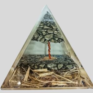Natural Pyrite Pyramid