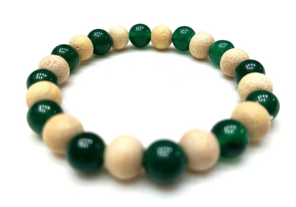 Green Jade with Tulsi Bracelet