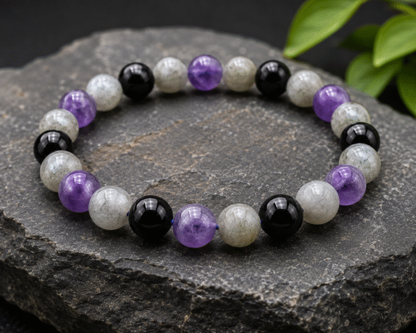 TRIPLR Triple Protection Bracelet | Natural Gemstone Bracelet for Protection, Grounding & Inner Strength