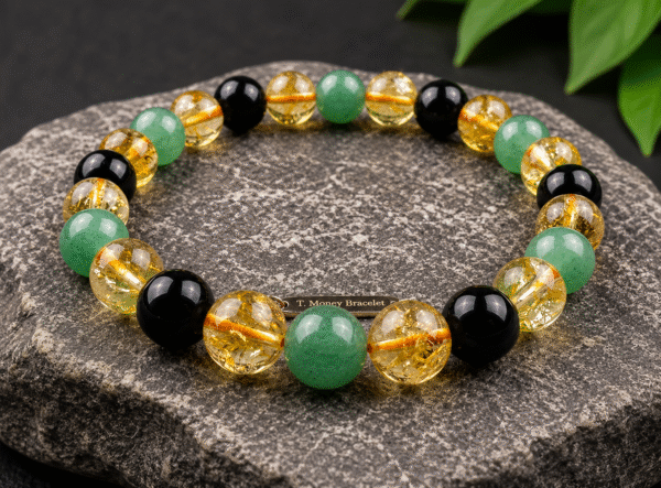 TRIPLR Protection Bracelet | Natural Gemstone Bracelet for Protection, Grounding & Positive Energy