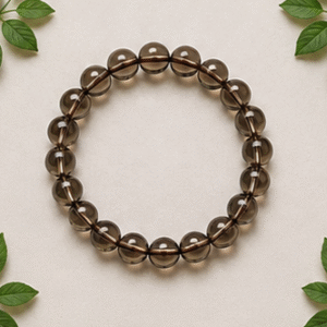 Smoky Quartz Bracelet – Grounding, Protection, Emotional Balance, Strength & Positive Energy
